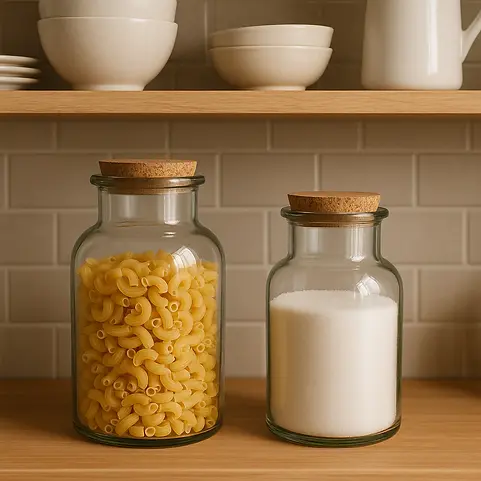 Frascos tapa corcho 800ml