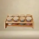 Juego de 8 especieros con base 