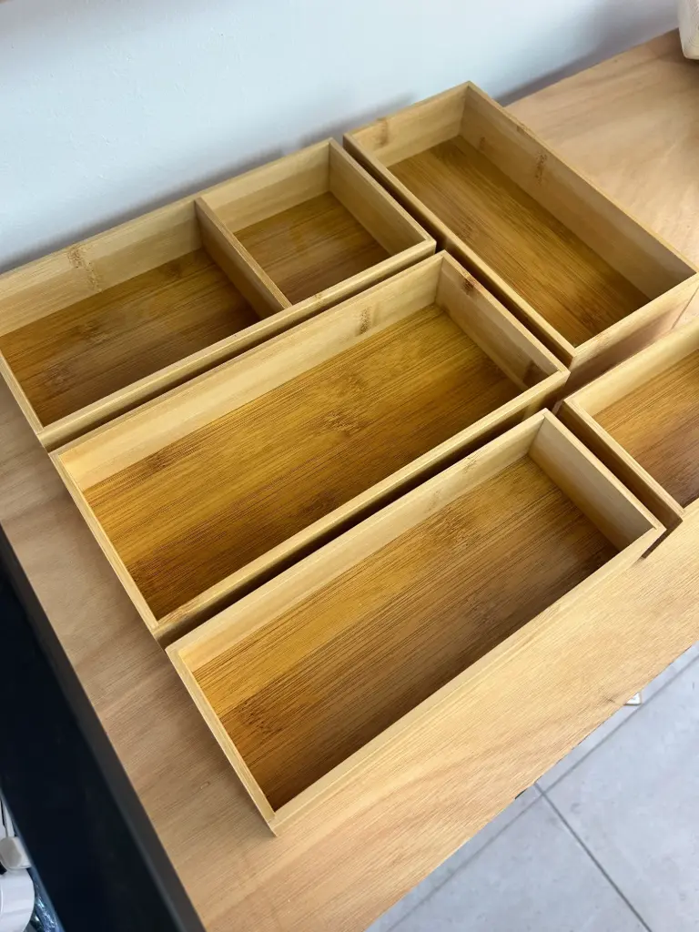 Set de organizadores en bambú