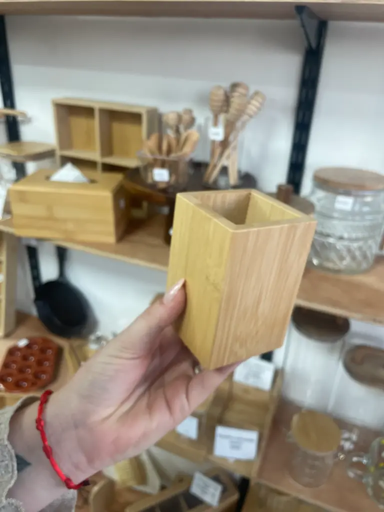 Organizador en bambú- Lapicero chico