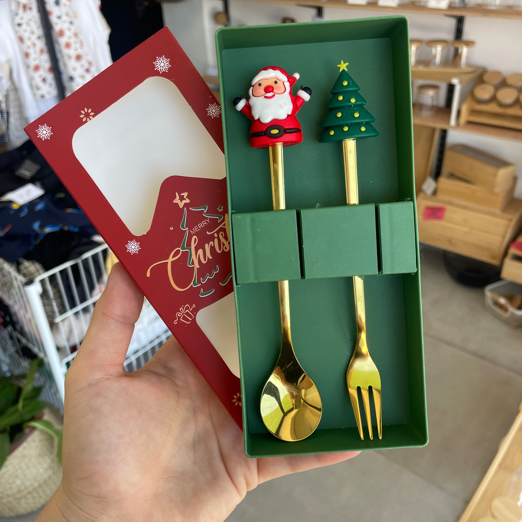 Set cubierto copetín x2