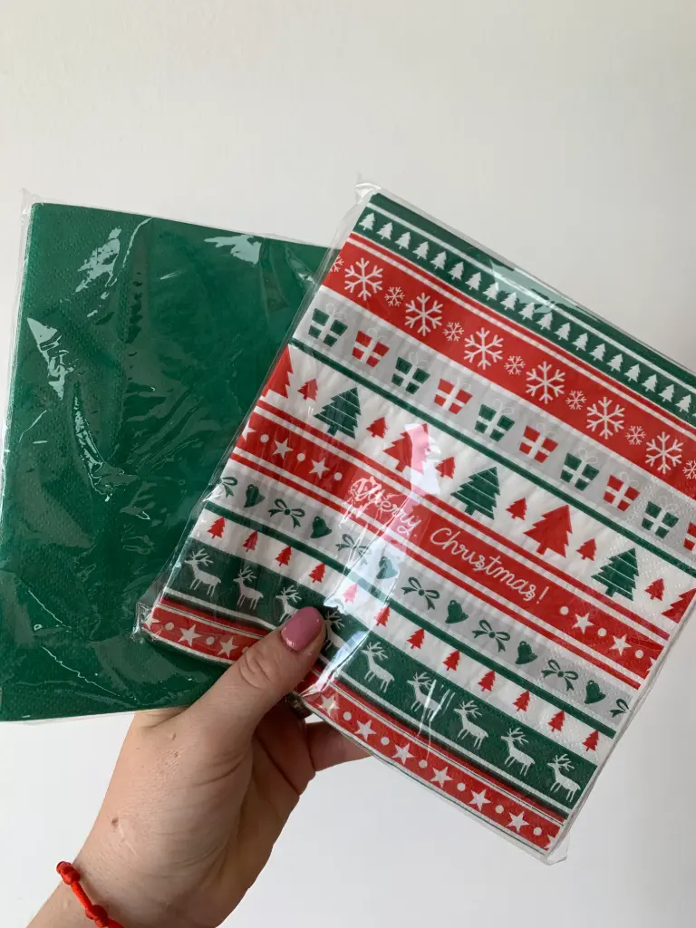 Servilletas Navidad (Verde)