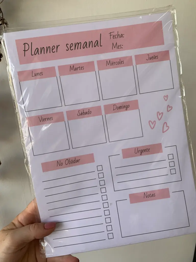 Planner semanal 