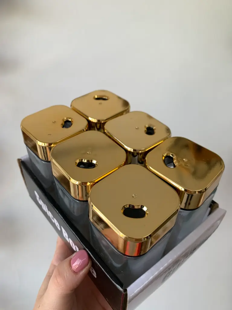 Especiero cuadrado x 6  (Plateada)